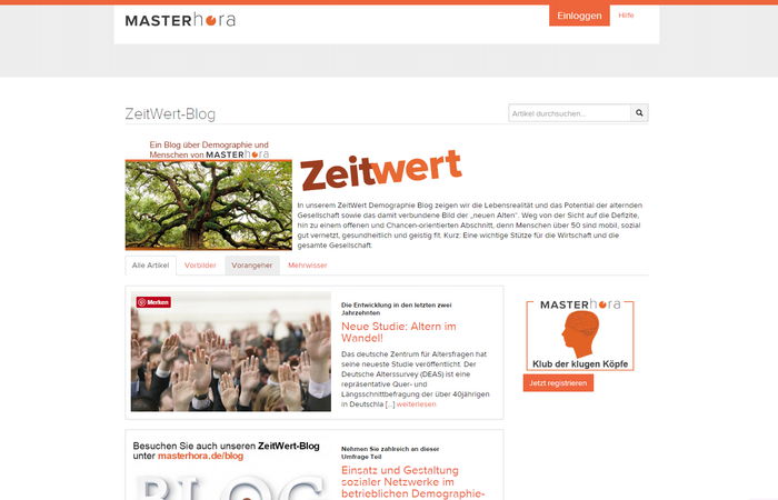 Über 50 Blog